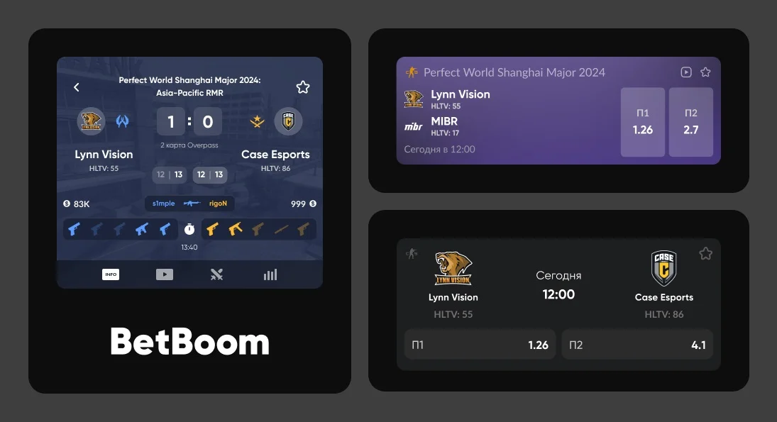 BetBoom добавила отображение рейтинга HLTV в киберспортивную линию в приложении BetBoom добавила отображение рейтинга HLTV в киберспортивную линию в приложении