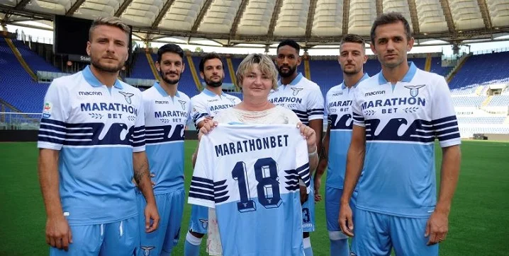 БК «Марафон» стала спонсором римского «Лацио»