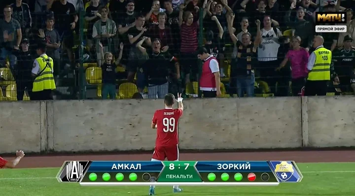 «Зоркий» проиграл «Амкалу» в Кубке России «Зоркий» проиграл «Амкалу» в Кубке России