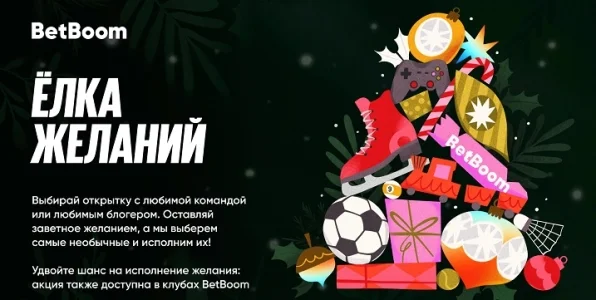 Свыше 80 000 пожеланий получила BetBoom в рамках акции «Елка желаний»