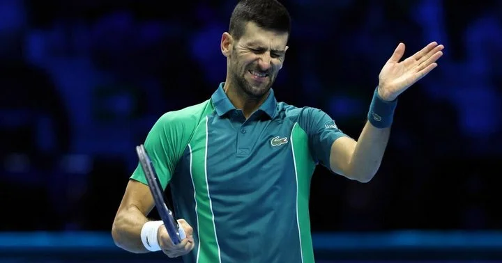 Новак Джокович проиграл Синнеру в матче Итогового турнира ATP Новак Джокович проиграл Синнеру в матче Итогового турнира ATP