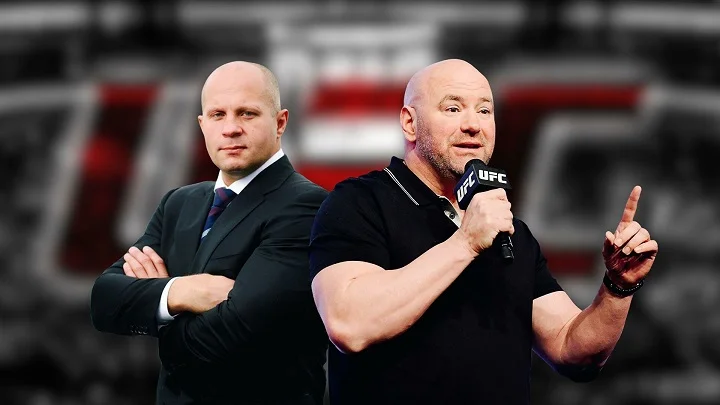 Уайт о ситуации с контрактами Емельяненко и Нганну: «За всю историю UFC единственным парнем, которого мы так и не подписали, был Фёдор» Уайт о ситуации с контрактами Емельяненко и Нганну: «За всю историю UFC единственным парнем, которого мы так и не подписали, был Фёдор»