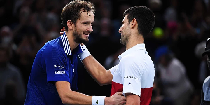 Новак Джокович — Даниил Медведев. Прогноз на матч ATP Астана (8 октября 2022 года)
Новак Джокович — Даниил Медведев. Прогноз на матч ATP Астана (8 октября 2022 года)