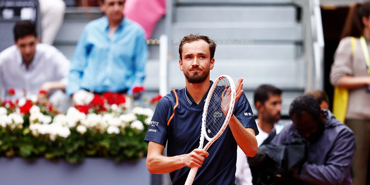 Александр Шевченко — Даниил Медведев. Прогноз на матч ATP Мадрид (1 мая 2023 года)
Александр Шевченко — Даниил Медведев. Прогноз на матч ATP Мадрид (1 мая 2023 года)